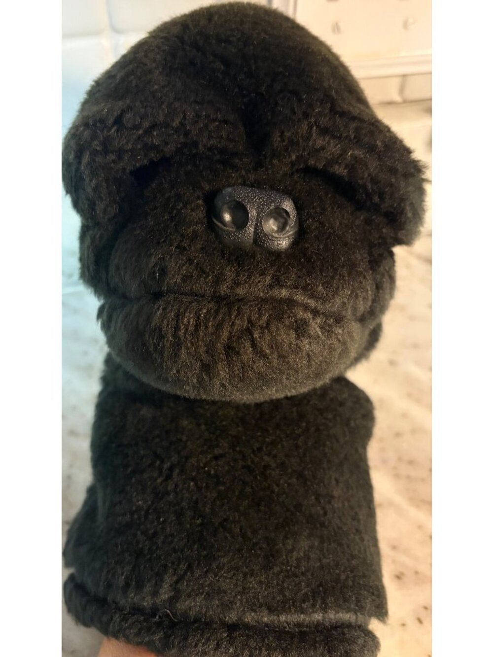 Vintage NOMAD Golf Driver Cover Head APE Gorilla Monkey Black Plush Animal 11"